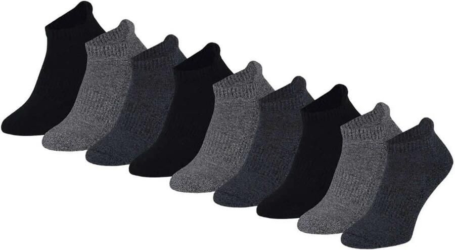 Morethansocks Sneaker sportsokken Unisex 9-Pack