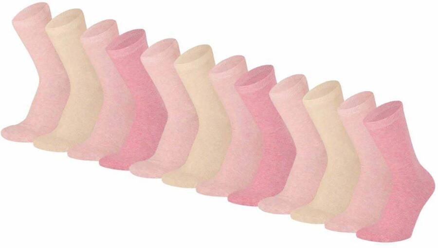 Morethansocks Sokken bio katoen Unisex 12-Pack