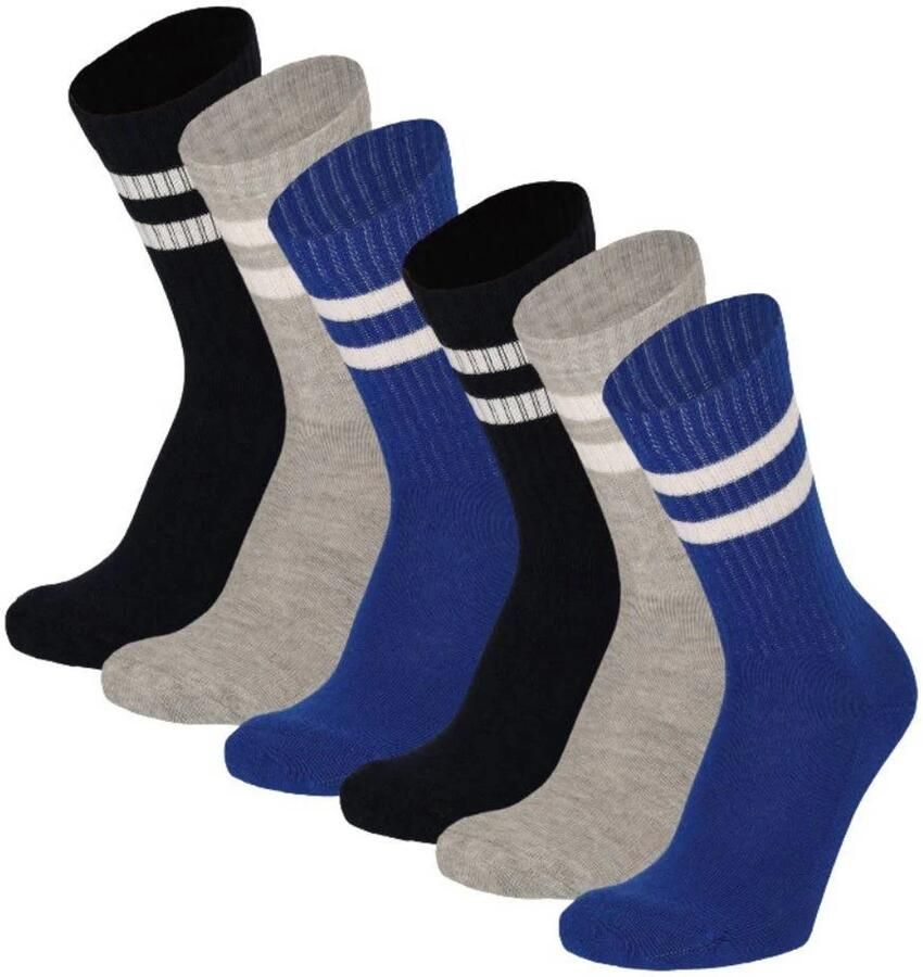Apollo Sokken Unisex Multi blauw 6-Pack