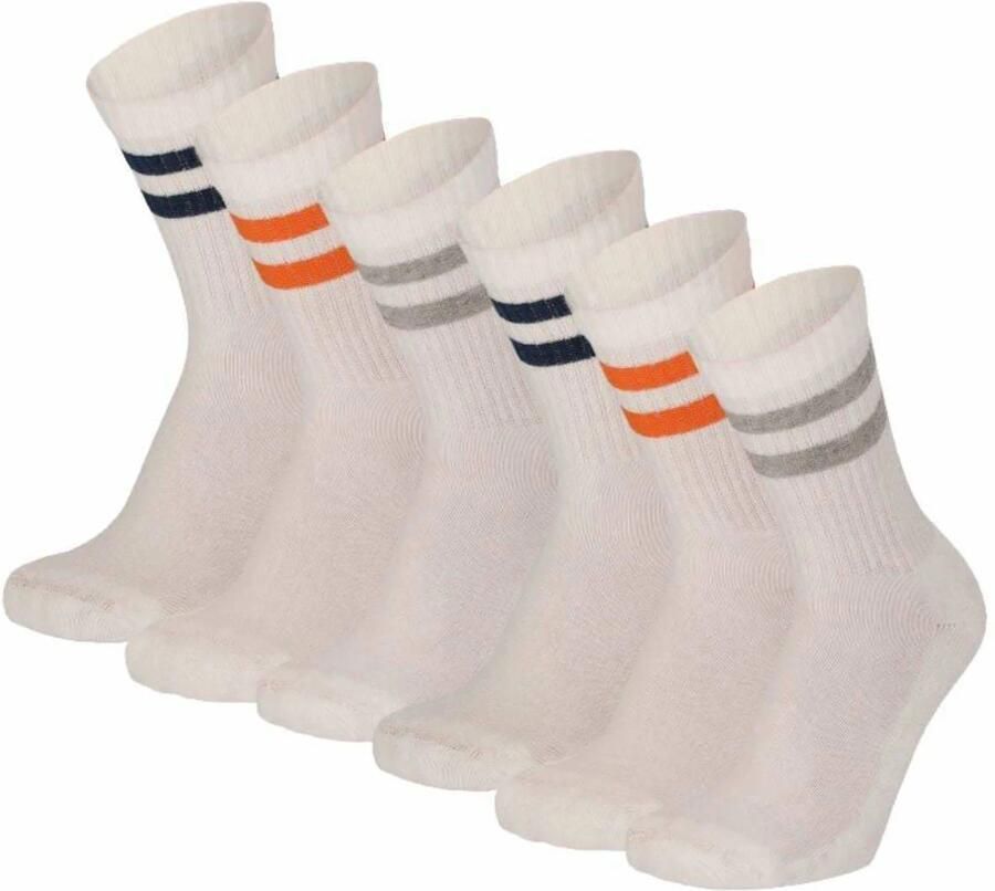 Apollo Sokken Unisex Multi stripes 6-Pack