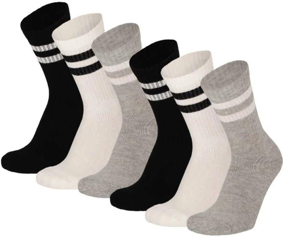 Apollo Sokken Unisex Multi zwart 6-Pack