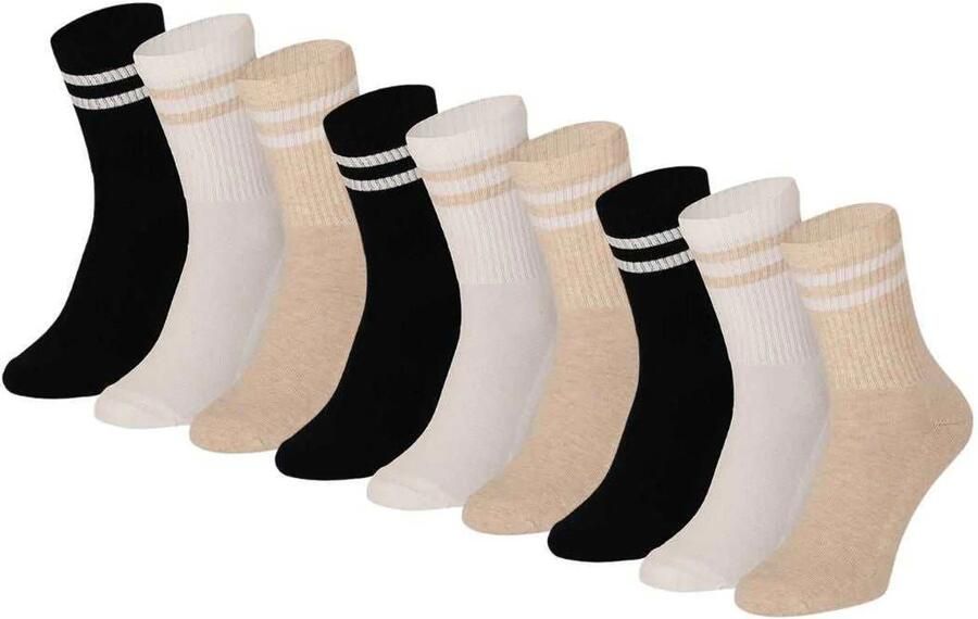 Morethansocks Sportsokken Fashion Unisex 9-Pack