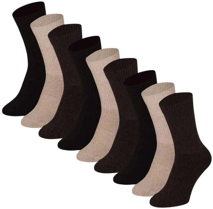 Morethansocks Sportsokken Unisex 9-Pack