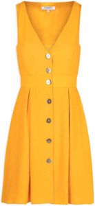 Morgan A-lijn jurk geel