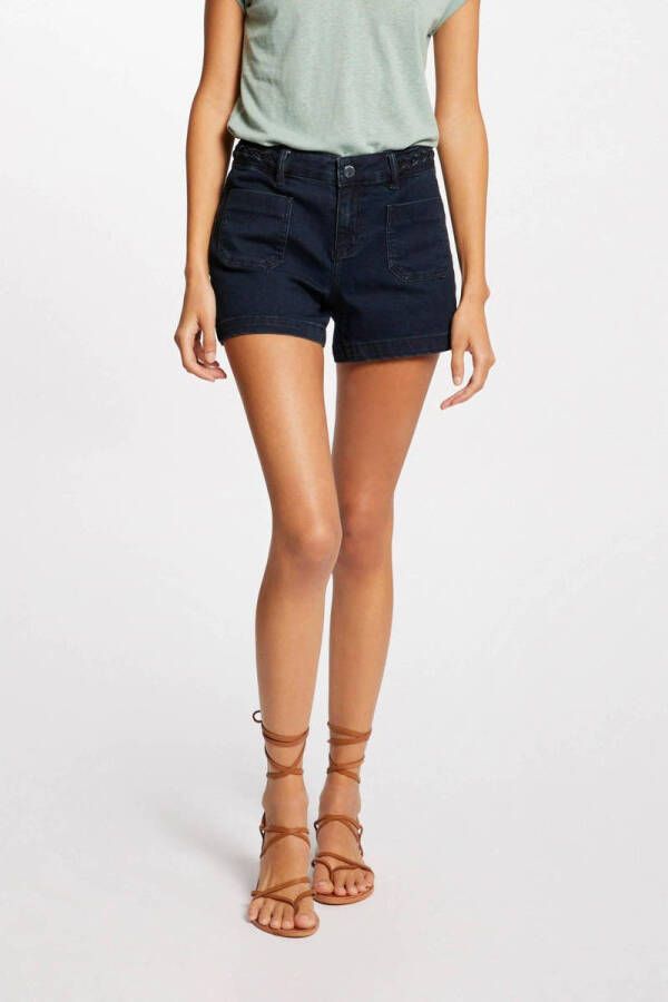 Morgan high waist korte broek zwart