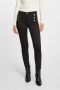Morgan high waist skinny broek zwart - Thumbnail 1