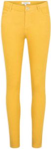 Morgan low waist skinny jeans mosterd geel