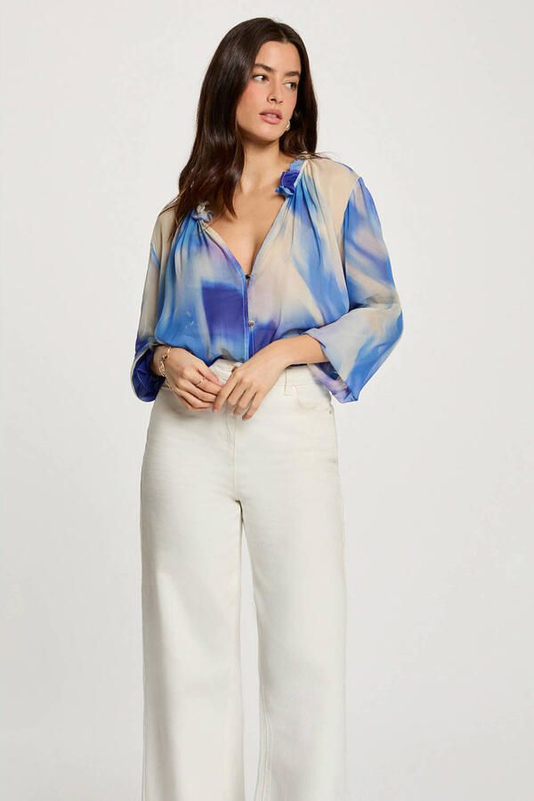 Morgan blouse blauw