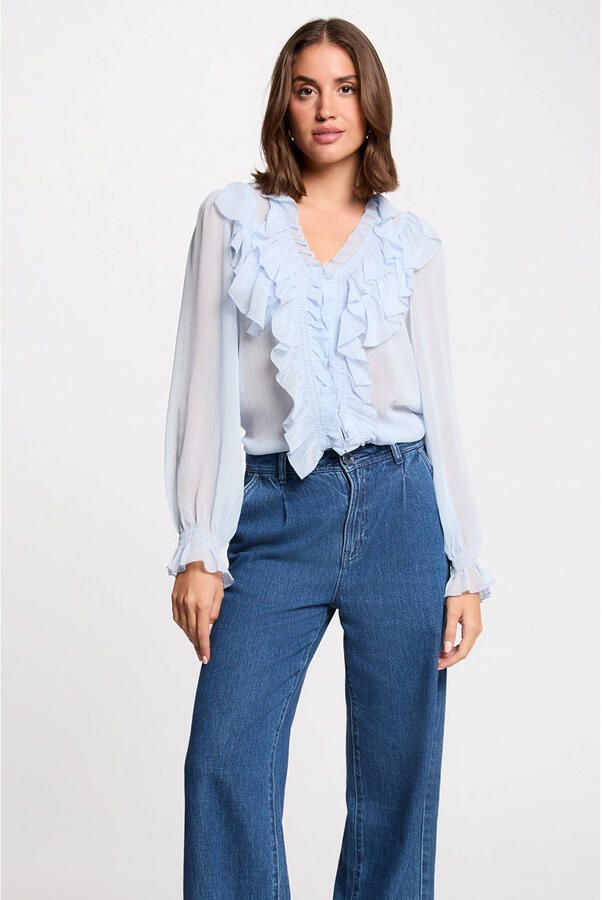Morgan blouse lichtblauw - Foto 2
