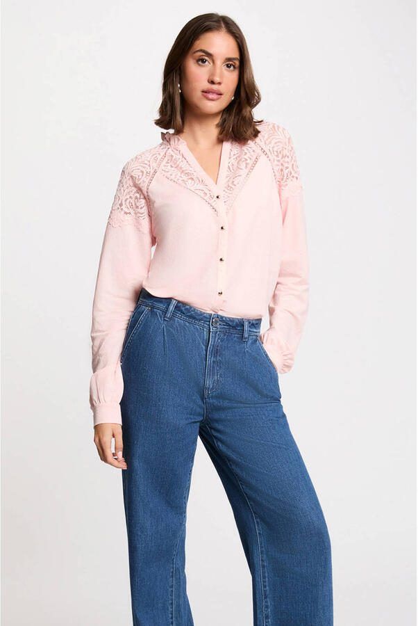 Morgan blouse lichtroze