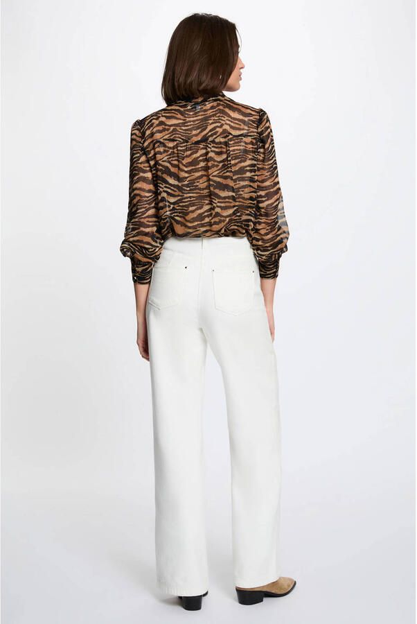 Morgan blouse met zebra zwart - Foto 3