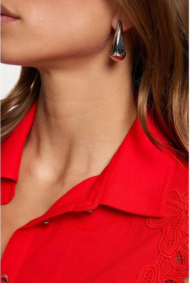 Morgan blouse rood - Foto 2
