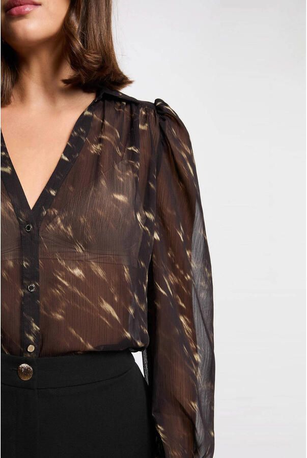 Morgan blouse zwart - Foto 3