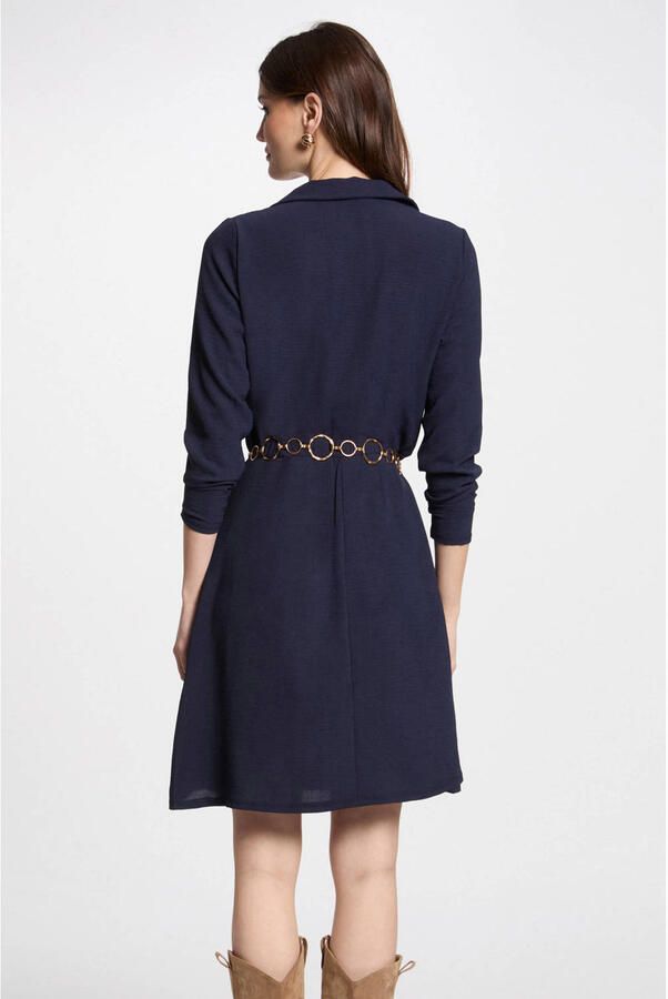 Morgan blousejurk marineblauw