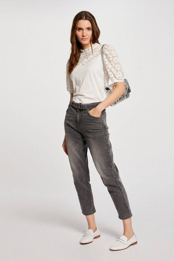 Morgan blousetop met broderie ecru - Foto 2