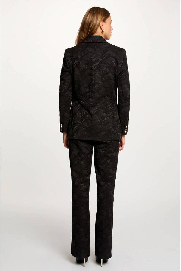 Morgan bootcut regular waist broek zwart - Foto 2