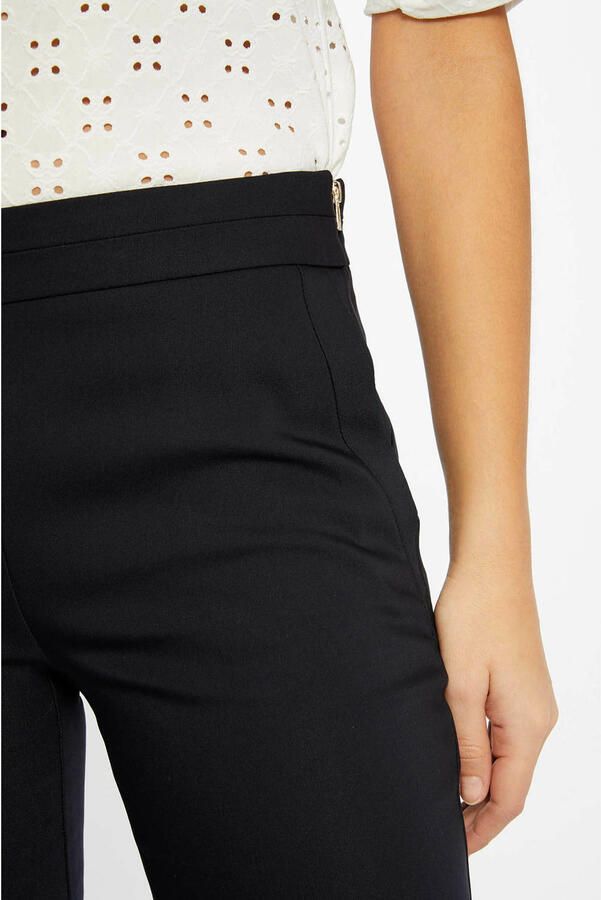 Morgan cropped slim fit broek donkerblauw - Foto 2