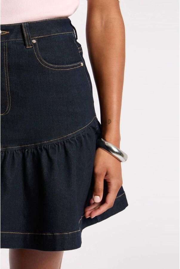 Morgan denim spijkerrok dark blue denim - Foto 3