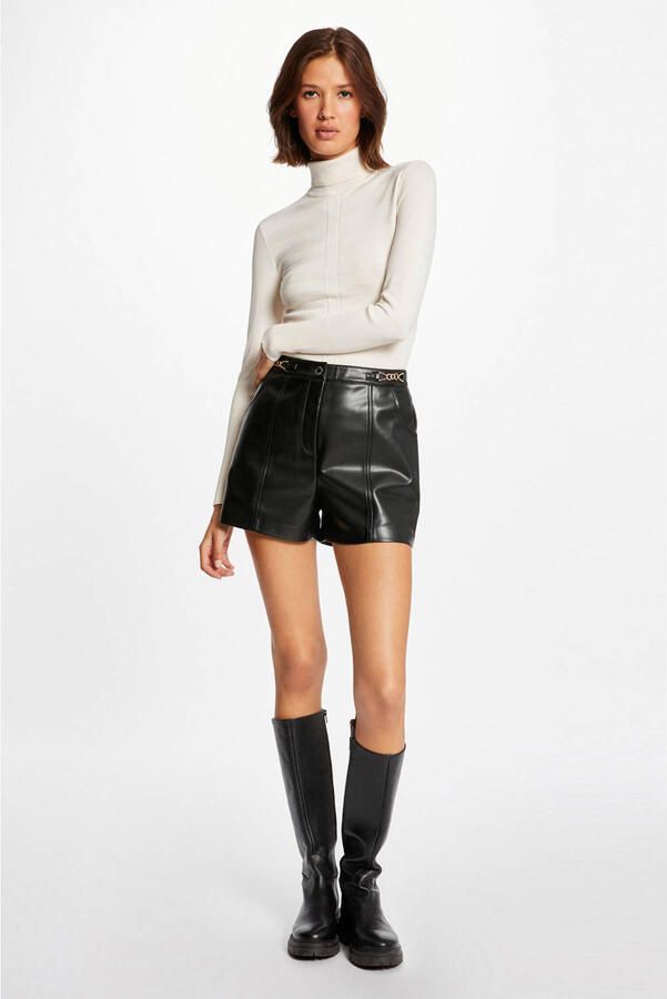 Morgan fijngebreide trui ivoor - Foto 2