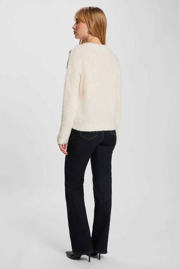 Morgan flared jeans dark blue denim - Foto 3