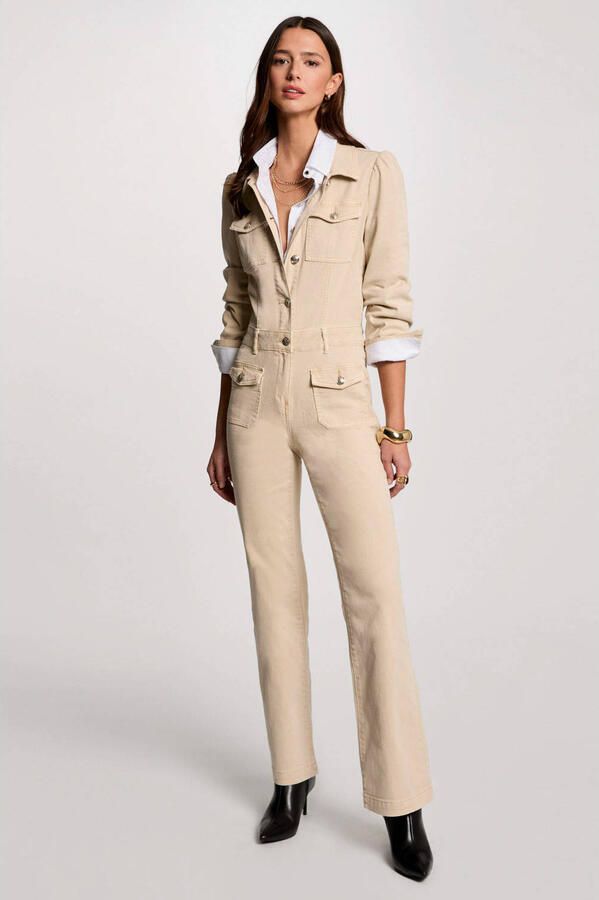 Morgan flared jumpsuit beige - Foto 2