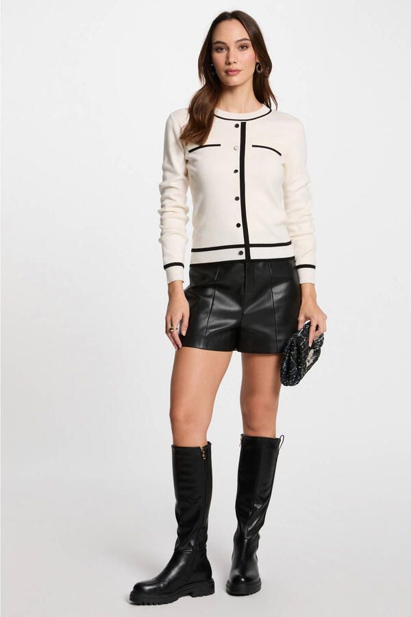 Morgan gebreide trui ecru - Foto 3