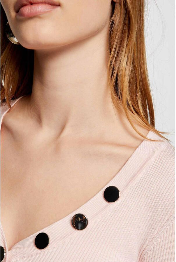 Morgan gebreide trui lichtroze