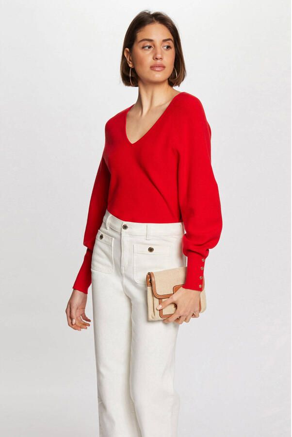 Morgan gebreide trui rood - Foto 2