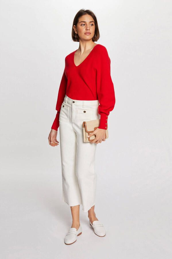 Morgan gebreide trui rood - Foto 3