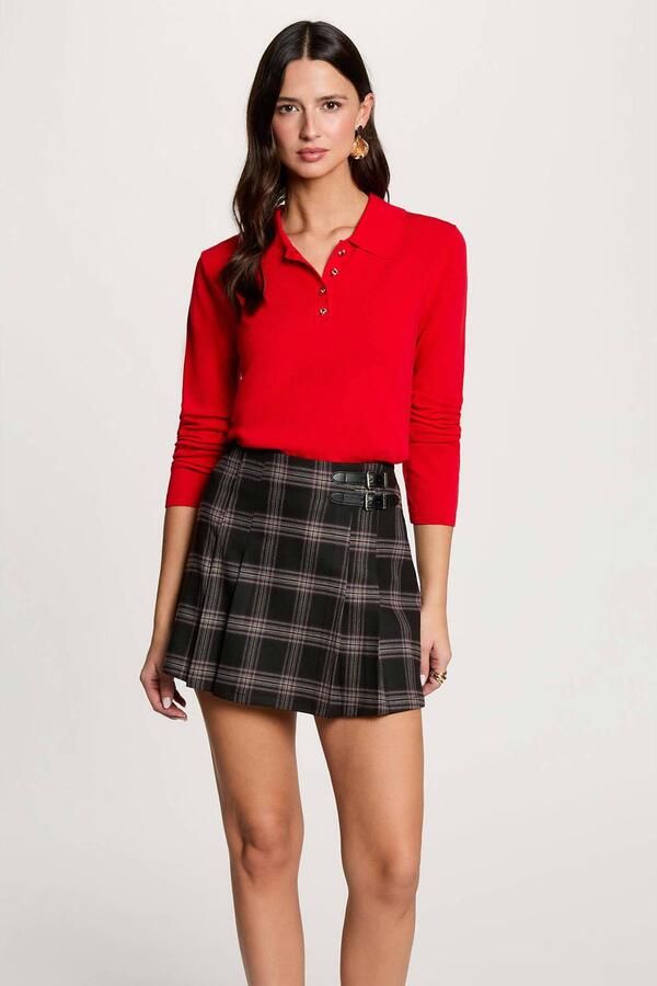 Morgan gebreide trui rood