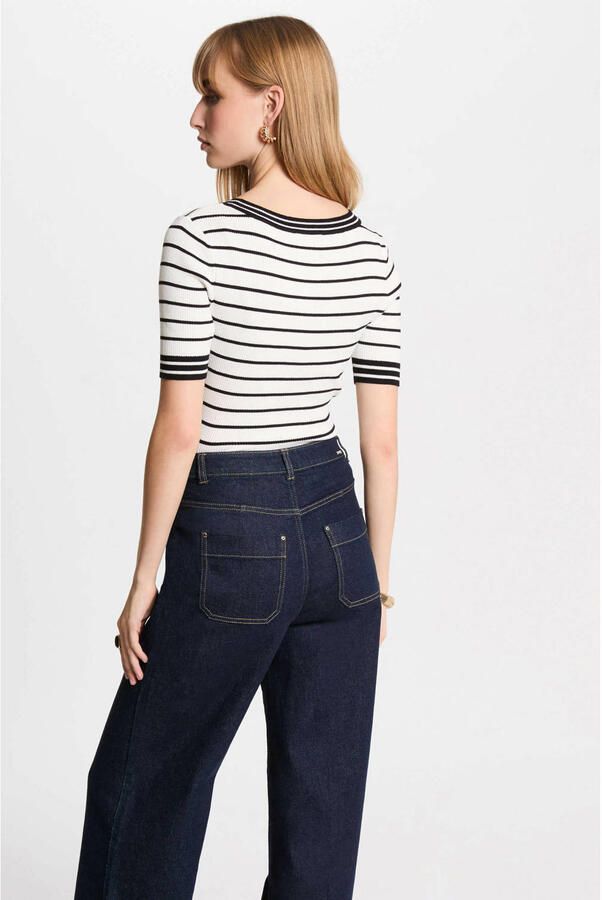 Morgan gebreide trui wit - Foto 2