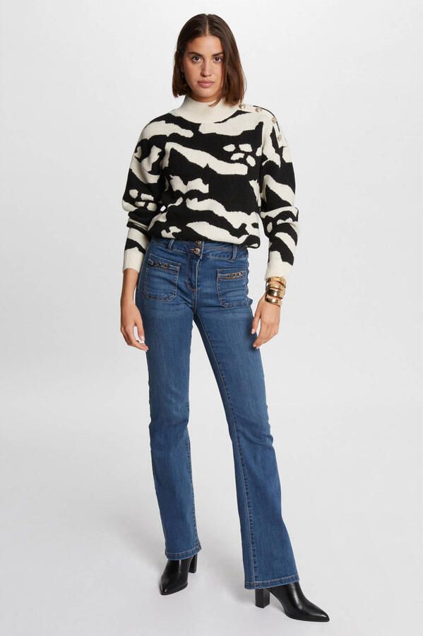 Morgan gebreide trui zwart - Foto 2