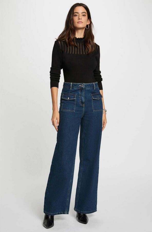 Morgan gebreide trui zwart - Foto 1