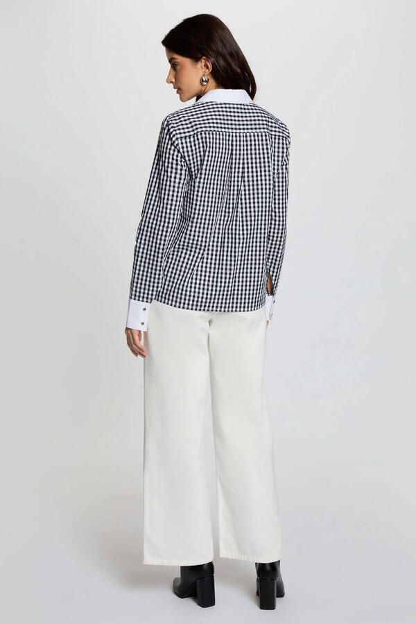 Morgan geruit blouse multi - Foto 2