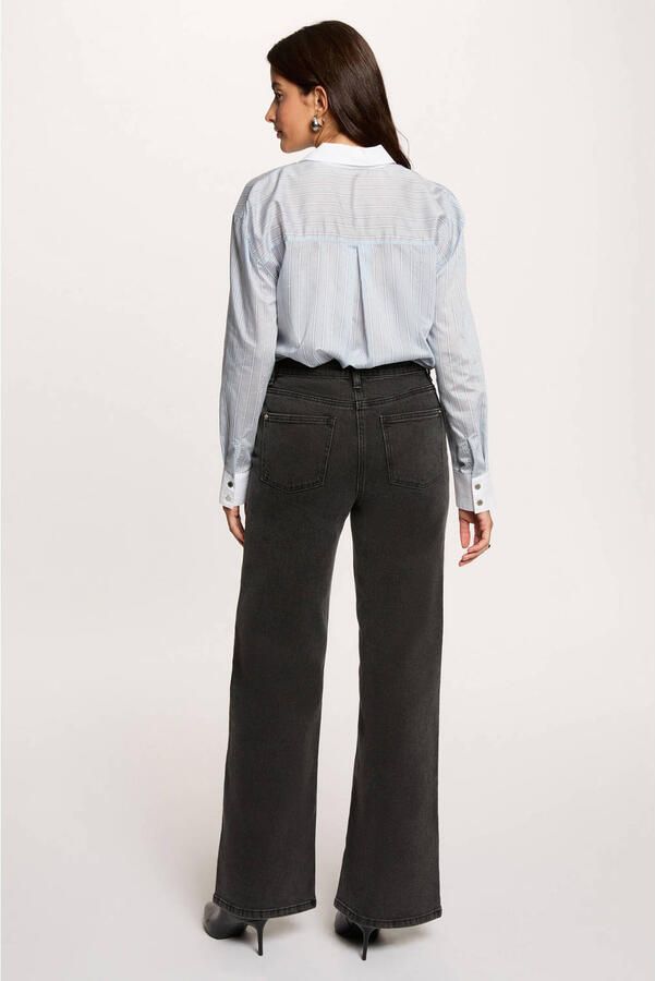 Morgan gestreepte blouse lichtblauw - Foto 3