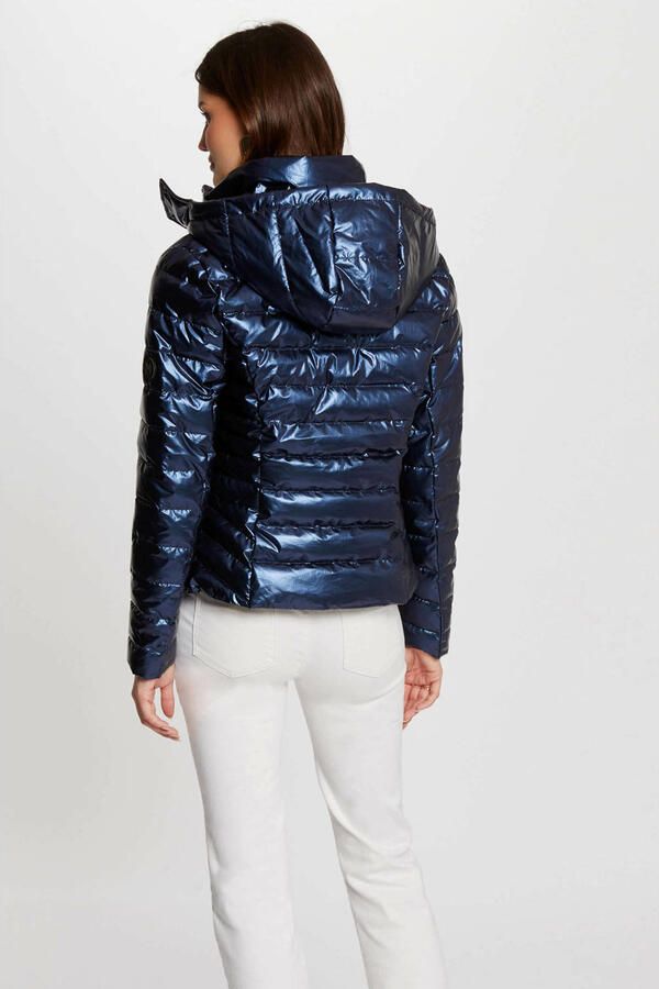 Morgan gewatteerde jas blauw