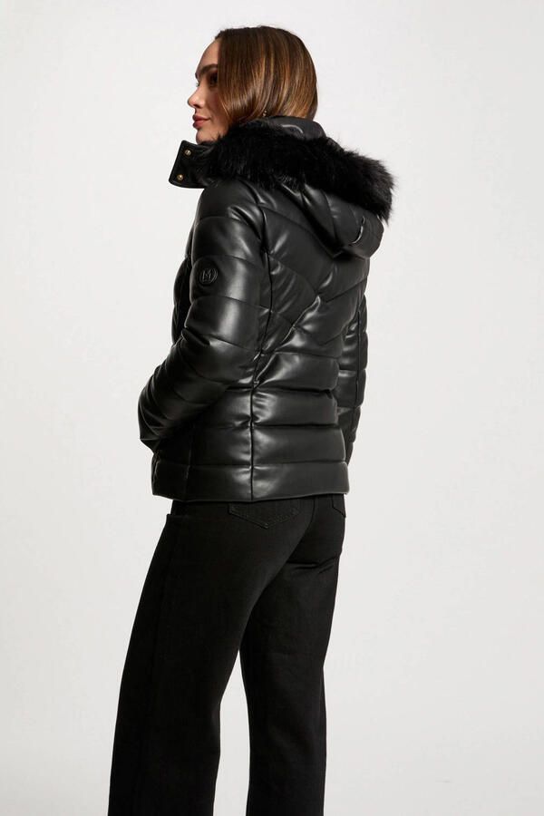 Morgan gewatteerde jas zwart - Foto 3