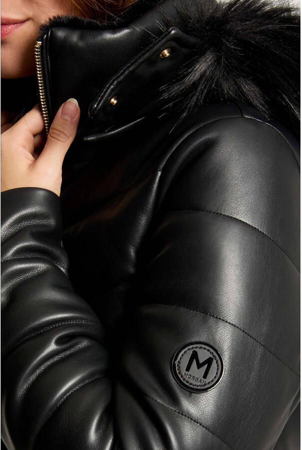 Morgan gewatteerde jas zwart