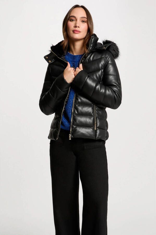 Morgan gewatteerde jas zwart - Foto 2