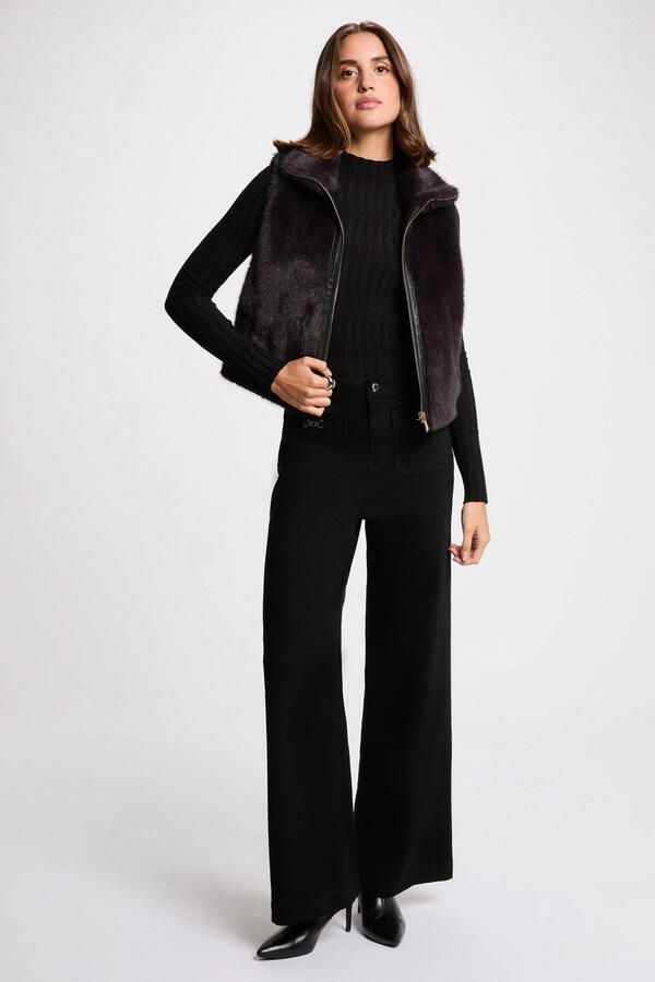 Morgan gilet zwart - Foto 3