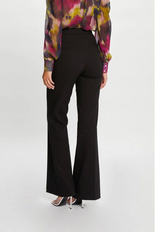 Morgan high waist flared broek zwart - Foto 2