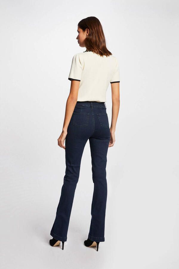 Morgan high waist flared jeans dark denim - Foto 2