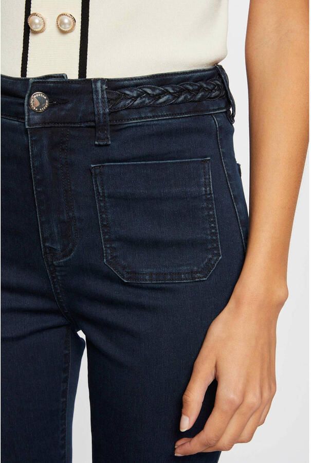 Morgan high waist flared jeans dark denim