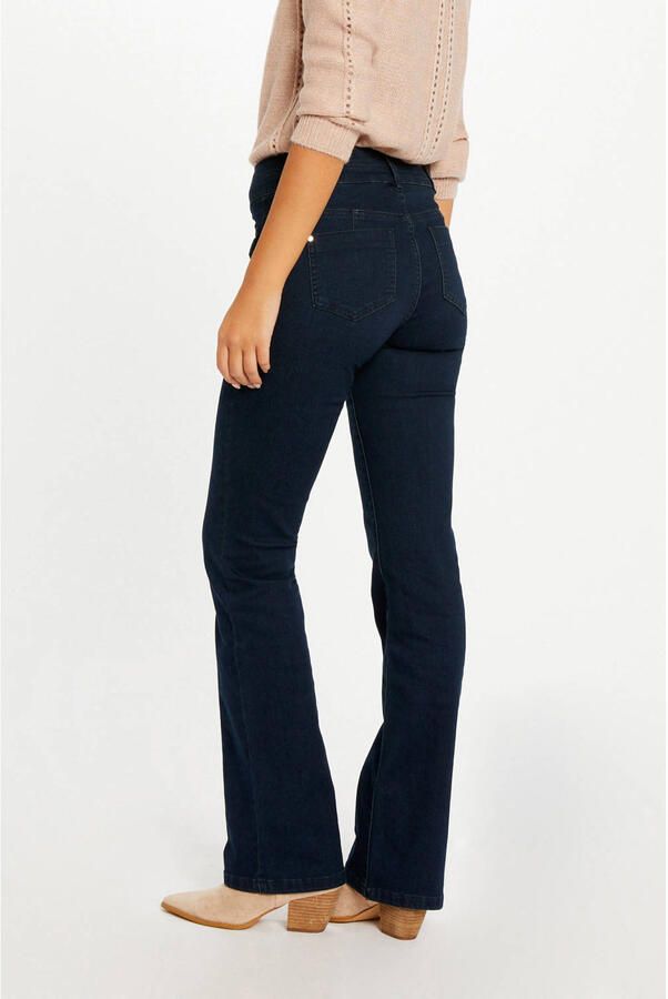 Morgan high waist bootcut jeans dark blue - Foto 2