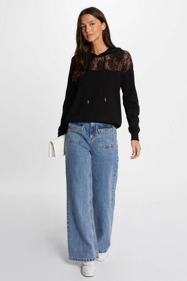 Morgan hoodie zwart - Foto 2