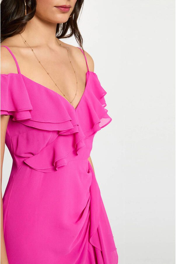 Morgan jurk fuchsia - Foto 2