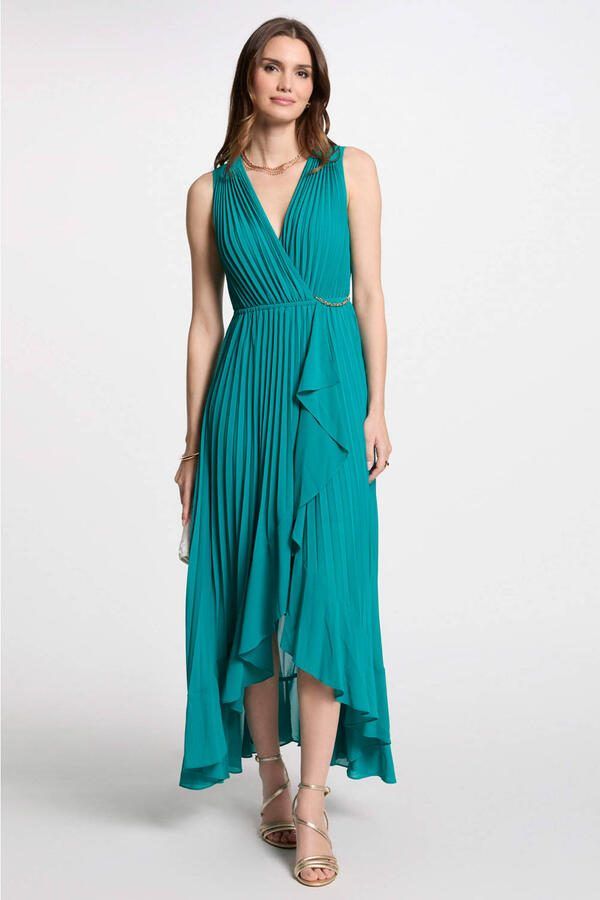 Morgan jurk turquoise