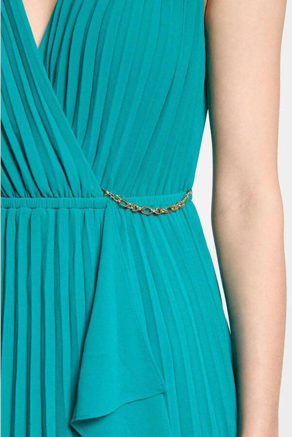 Morgan jurk turquoise - Foto 3