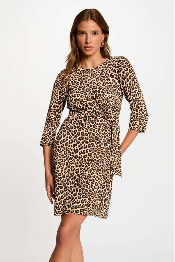 Morgan korte jurk beige