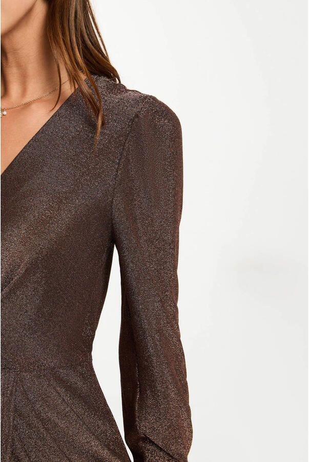 Morgan korte jurk bruin - Foto 2